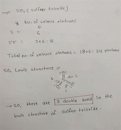 [Solved] For the correct Lewis structure of sulfur trioxide, in which ...