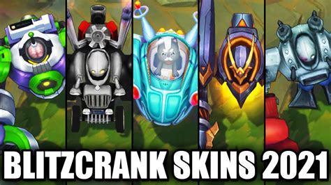 All Blitzcrank Skins Spotlight (League of Legends) - YouTube