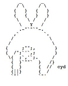 Simple ascii art animals - atilaforms