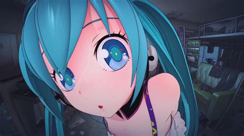 Fisheye Close-up Hatsune Miku : Animewallpaper