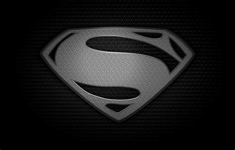 Wallpaper black, logo, logo, superman, black, Superman, man of steel ...