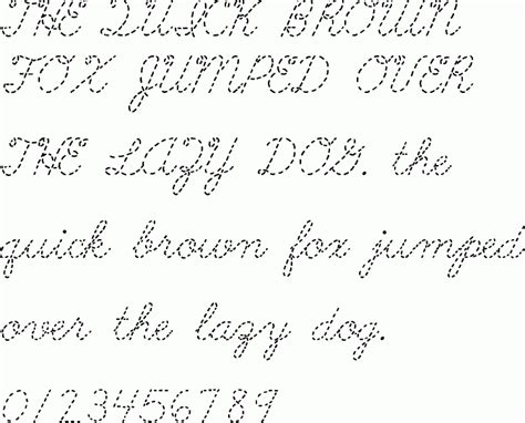 AbcCursiveDotted Free Font Download (No Signup Required)