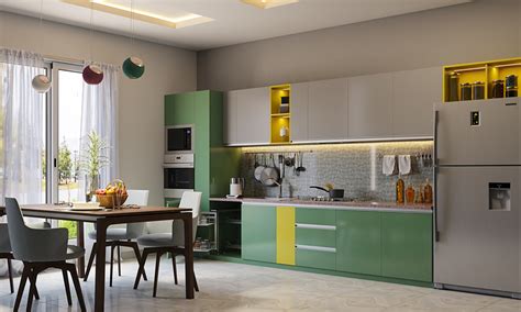 Acrylic Kitchen cabinets for your home| Design Cafe