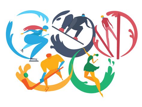 Case Study: Winter Olympics Illustration. Step-by-Step Process ...