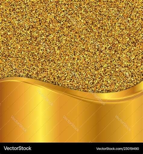 Gold glitter texture golden background Royalty Free Vector