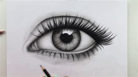 How To Draw A Realistic Eye Youtube : How To Draw Realistic Eye Step By ...