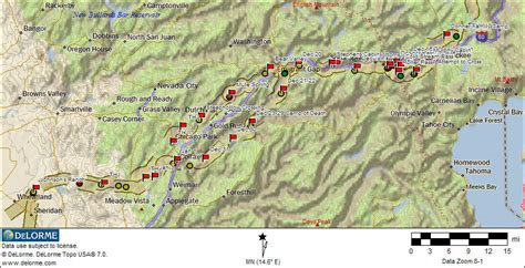 Map Of The Donner Party Route - Xenia Karoline