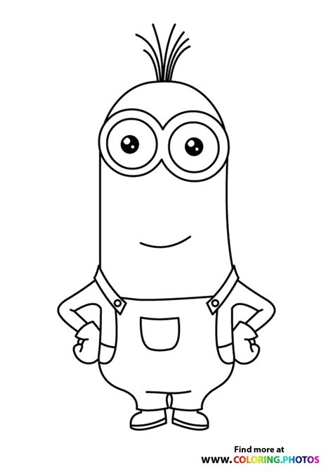 Minions - Coloring Pages for kids | Free and easy print or download