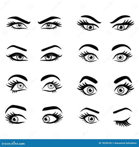 Set Of Cartoon Eyes. | CartoonDealer.com #74250169