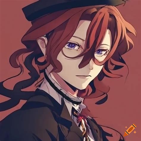 Image of nakahara chuuya from anime/manga on Craiyon