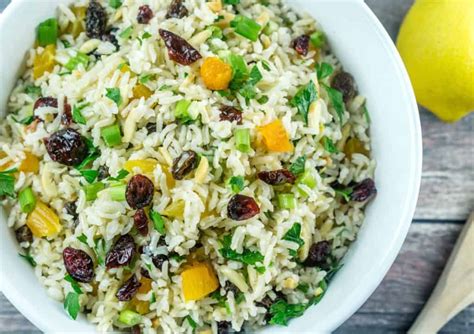 Brown Rice Salad with Nuts and Dried Fruit | Babaganosh