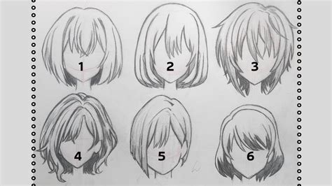 How To Draw Female Hair Anime