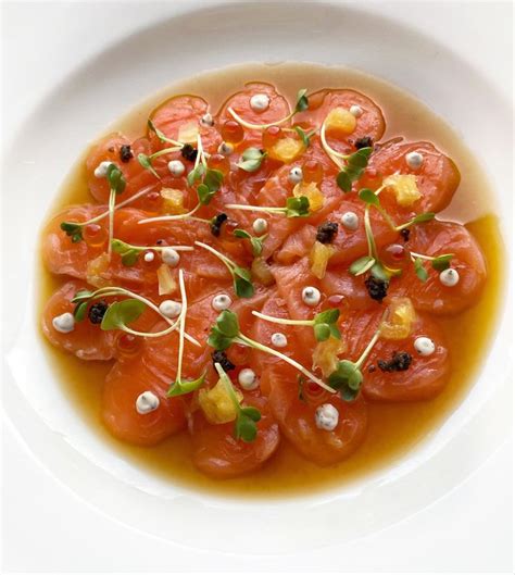 Salmon Carpaccio | Cooking recipes, Food, Cooking