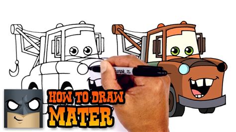 How to Draw Mater | Cars 3 - YouTube