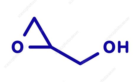 Glycidol molecule, illustration - Stock Image - F028/2942 - Science ...