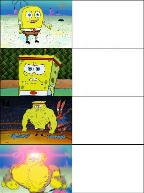 My upgraded Strong Spongebob meme template! : r/MemeEconomy