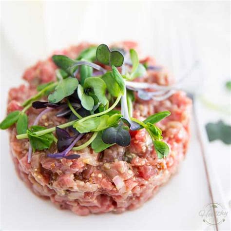 Classic Beef Tartare • The Healthy Foodie