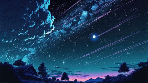 Anime Night Sky Wallpaper Hd - Infoupdate.org