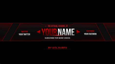 Youtube Banner Sample - IMAGESEE