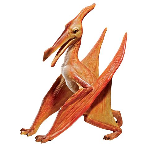 Scaled Jurassic Pterodactyl Dinosaur Statue | Dinosaur garden, Garden ...