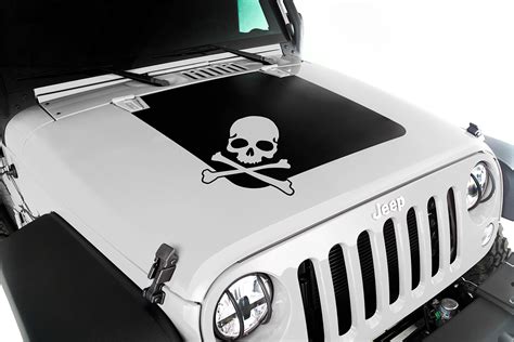 Hood Decal, Skull, JK (12300.13) | Jeepey - Jeep parts, spares and ...