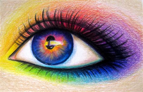 Images Of Colorful Cool Eye Drawings