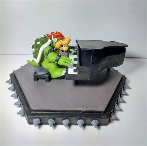 3D file Bowser Piano Peaches, Mario Bros Movie Movie 🐢・3D print design ...