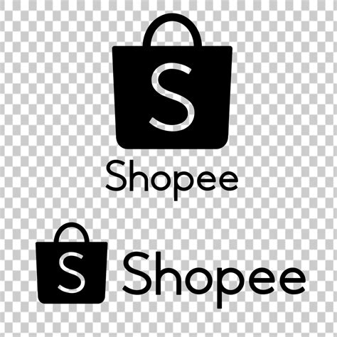 Shopee Logo Transparent Black And White - Logo Shopee Icon Png ...