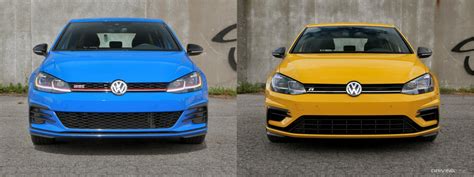 2019 Volkswagen Golf GTI vs. 2019 Volkswagen Golf R: Comparing The ...