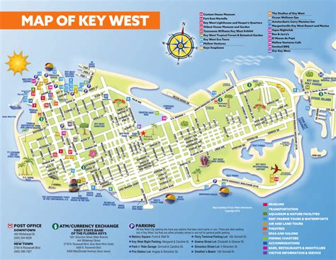 Key West, FL Travel Destination Map | Key West Attractions