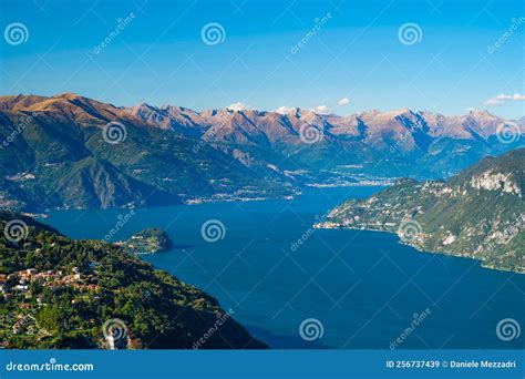 Lake Como, Photographed from the Locality of Barni. Stock Image - Image ...