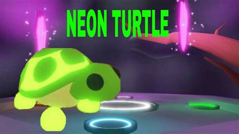 Neon turtle adopt me