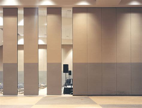 Manual aluminum sliding soundproof partition walls movable wall panels ...