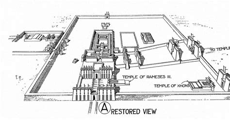 Temple of Amun Plan, Karnak (Illustration) - World History Encyclopedia