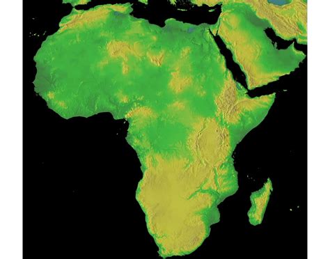 north Africa landforms — Printable Worksheet