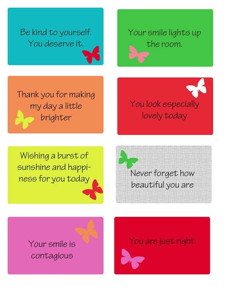 Printable Kindness Card Template