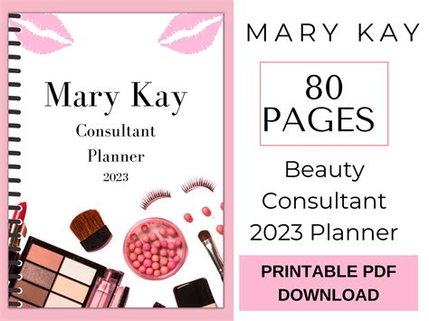 80 Pages Mary Kay 2023 PDF Printable Business Planner - Etsy