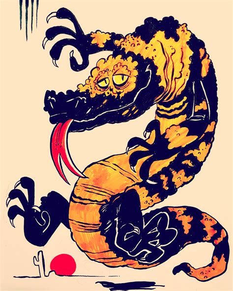 Gila Monster by Themrock on DeviantArt