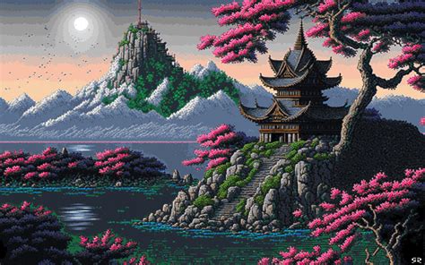 Pixel Art Landscape Wallpapers - Top Free Pixel Art Landscape ...