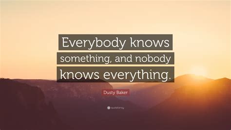 Nobody Knows