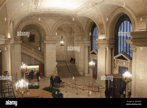 Interior of Central Library, New York Stock Photo - Alamy