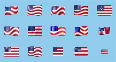 Us Flag And Boat Emoji