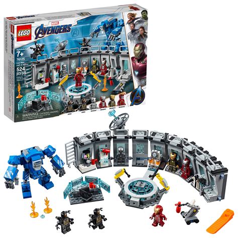 Buy LEGO Marvel Avengers Iron Man Hall of Armor 76125 Building Kit ...