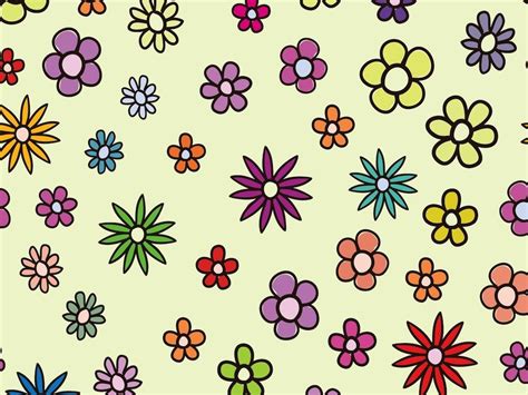 Cartoon Flower Wallpapers - Wallpaper Cave