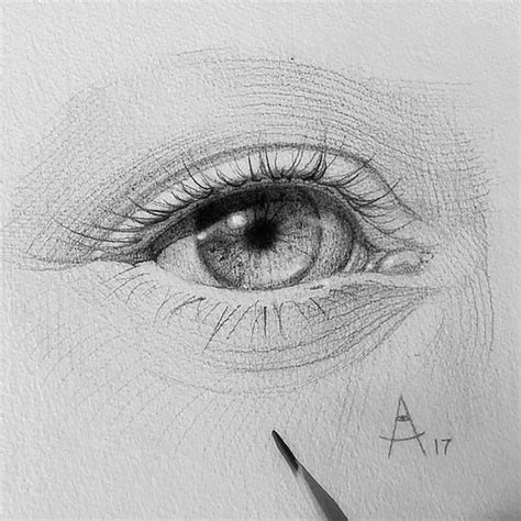 Realistic Eye Drawing Step By Step For Beginners ~ Cute How To Draw ...