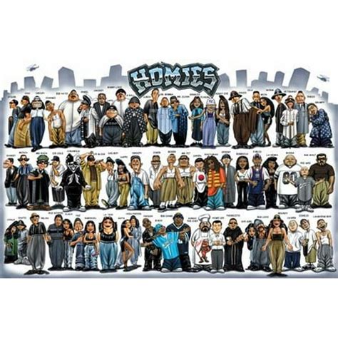 Homies Family Poster - Funny - Original New 24x36 - Walmart.com ...