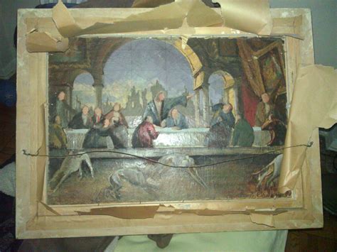 Hidden Last Supper Parody Oil Painting! | InstAppraisal