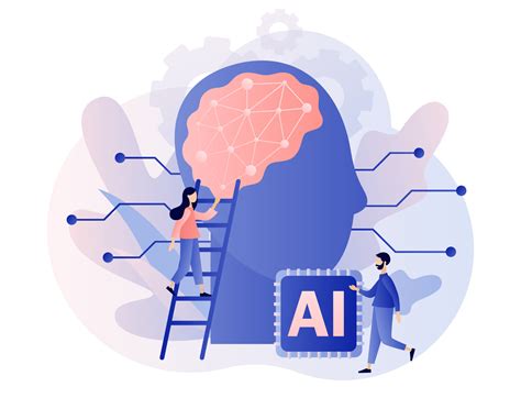 Artificial intelligence concept. AI, machine learning, analysis ...