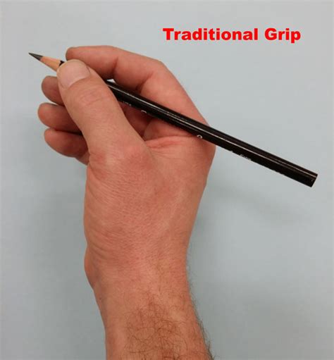 5 Grips for Holding a Pencil for Drawing - My Favorite Grip is #2