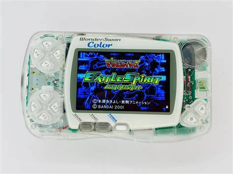 Backlit Bandai Wonderswan Color Crystal Clear Boxed WSC With IPS ...